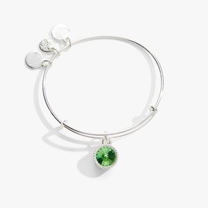 Alex and Ani August birthstone (Peridot)bangle